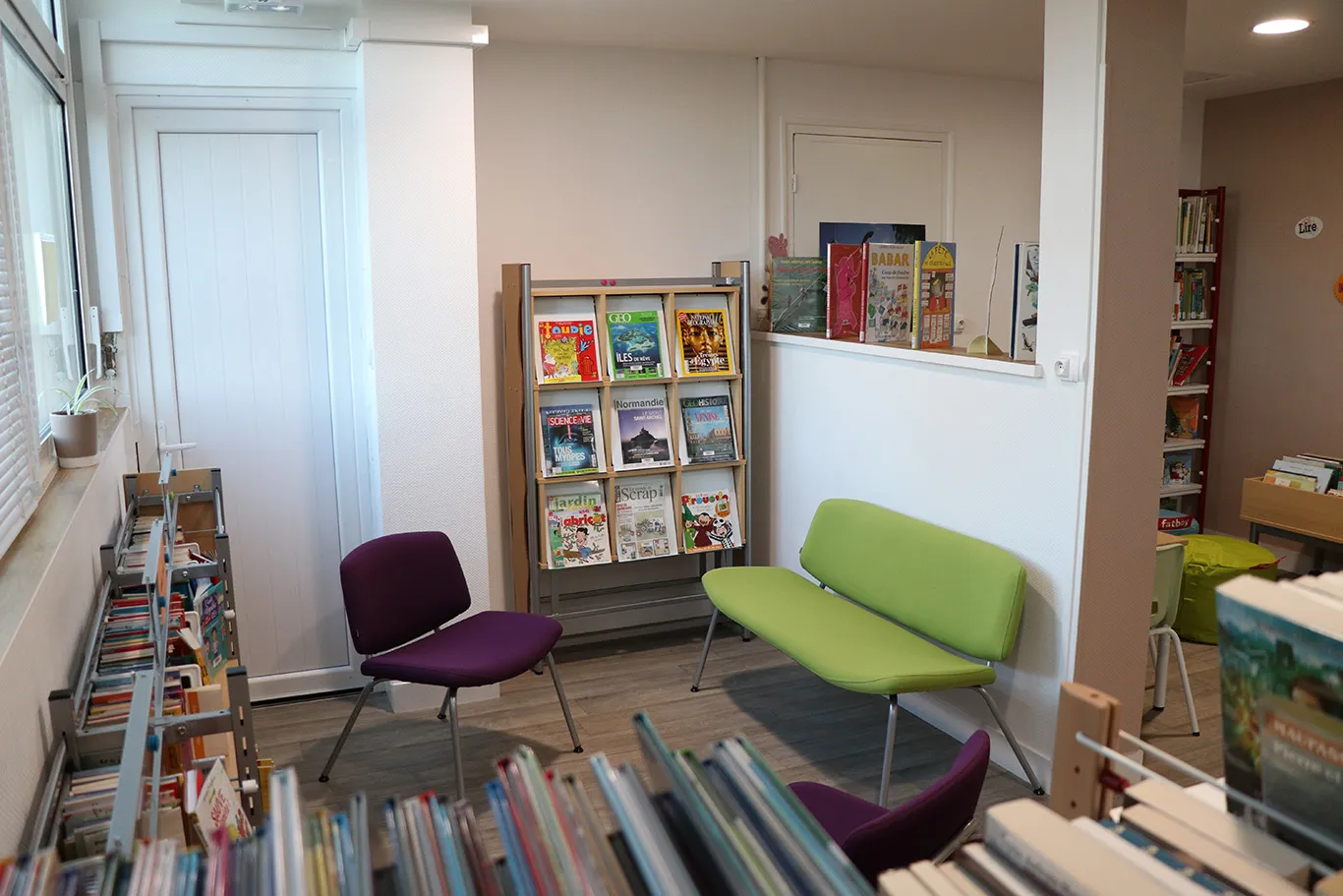 bibliotheque de la Graverie int&eacute;rieur 